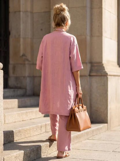Faustine | Women's Linen Co ord Set