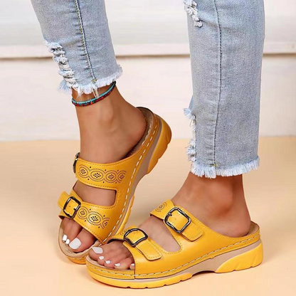 Vera | Orthopedic Leather Support Sandals