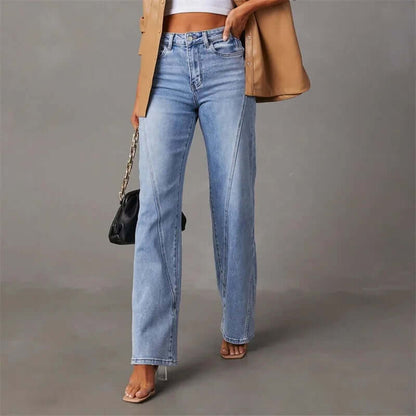 Virelia | High Waisted Wide Leg Jeans