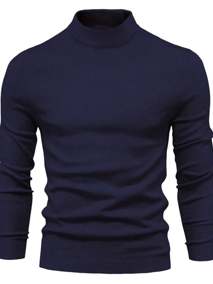 Rowan | Men's Mock Neck Knit Sweater