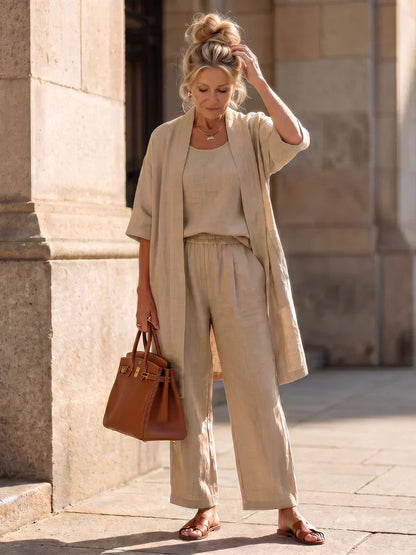 Faustine | Women's Linen Co ord Set