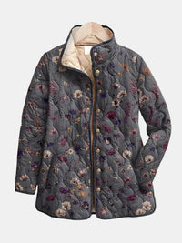 Romane | Delicate Floral Quilted Jacket