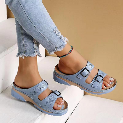 Vera | Orthopedic Leather Support Sandals