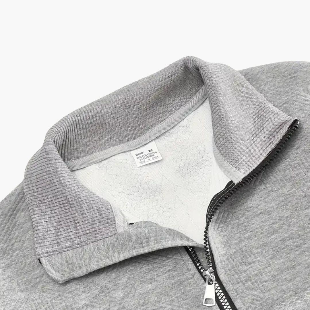 Theo | Men's Half-Zip Cable Knit Sweater