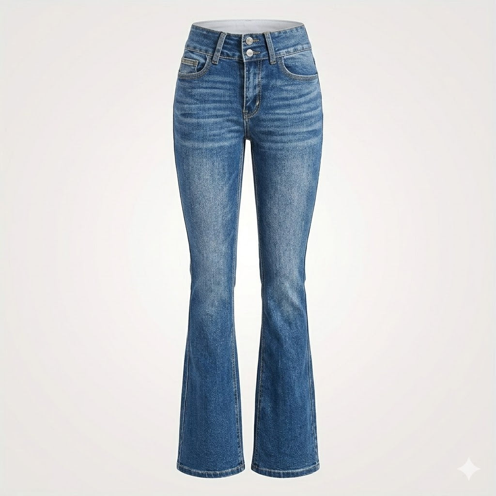 Renvara | High Waist Flare Jeans
