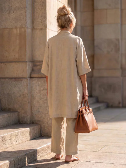 Faustine | Women's Linen Co ord Set
