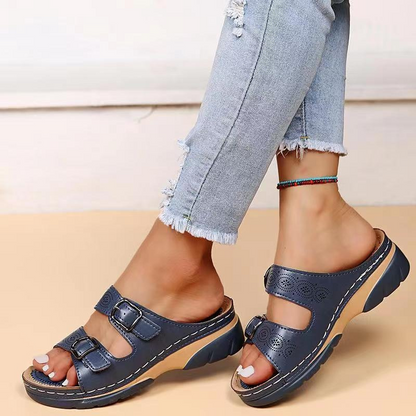 Vera | Orthopedic Leather Support Sandals