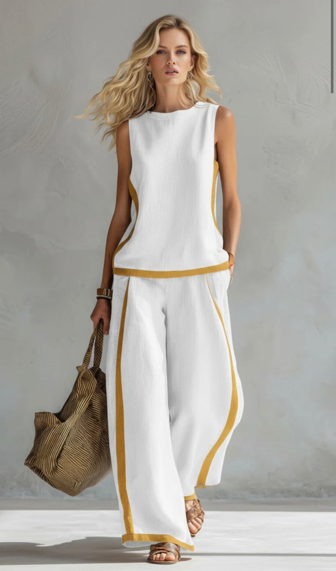 Colombe | Women's Linen Trouser Set