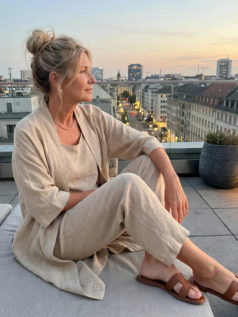 Faustine | Women's Linen Co ord Set