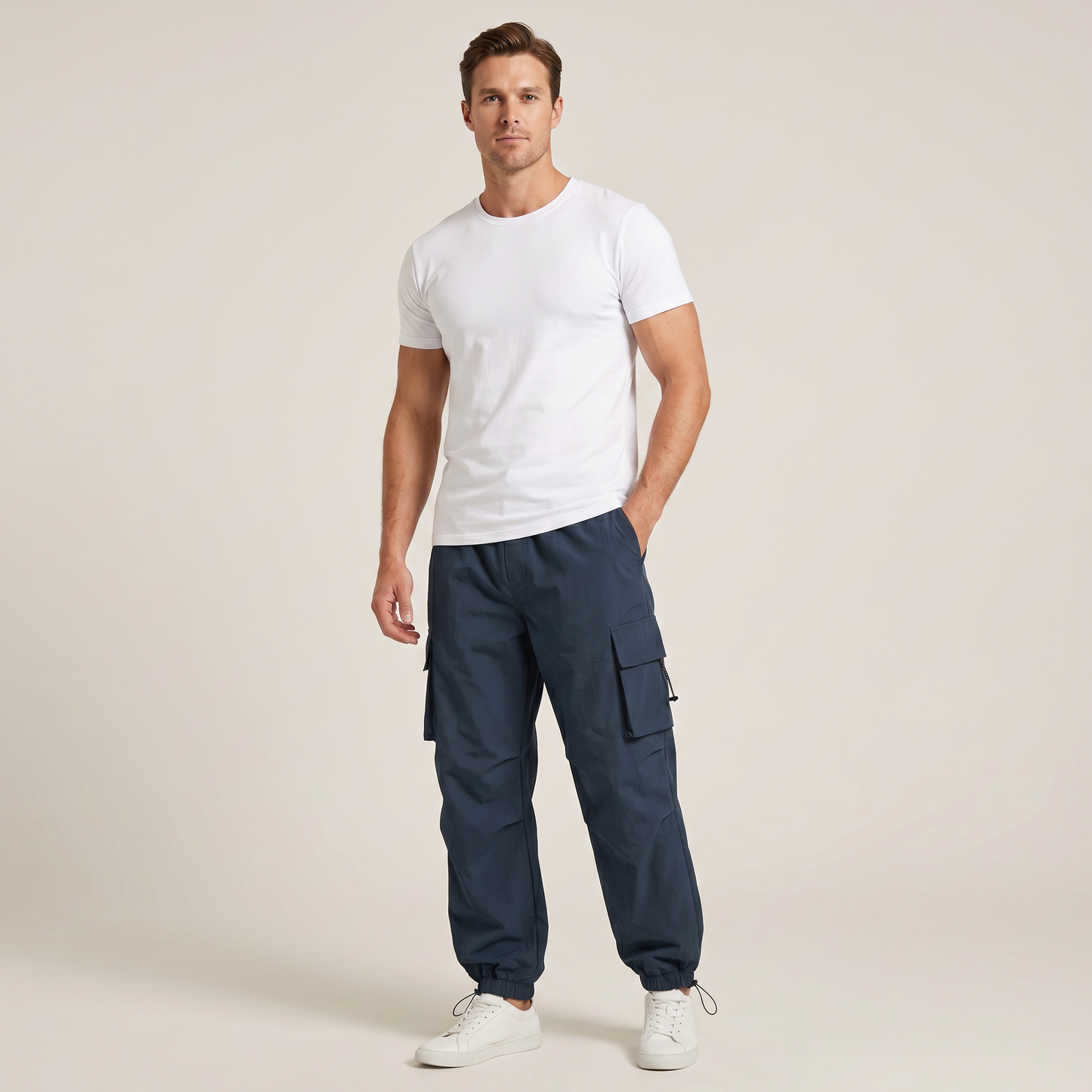 Lorvane | Wide Leg Cargo Pants Relaxed Fit