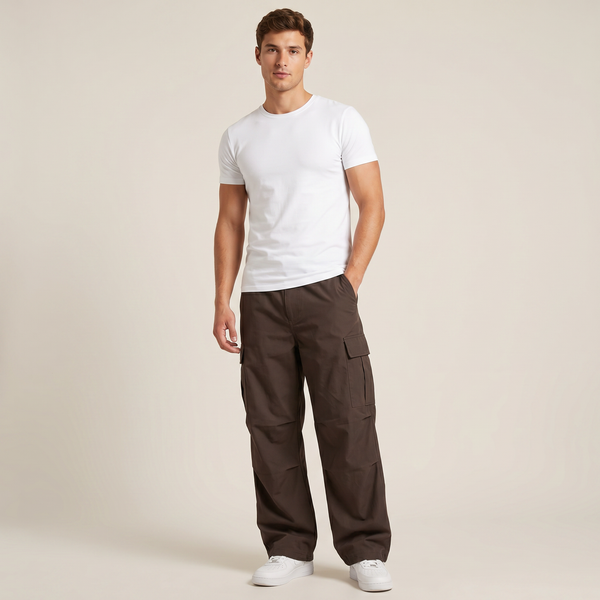 Lorvane | Wide Leg Cargo Pants Relaxed Fit