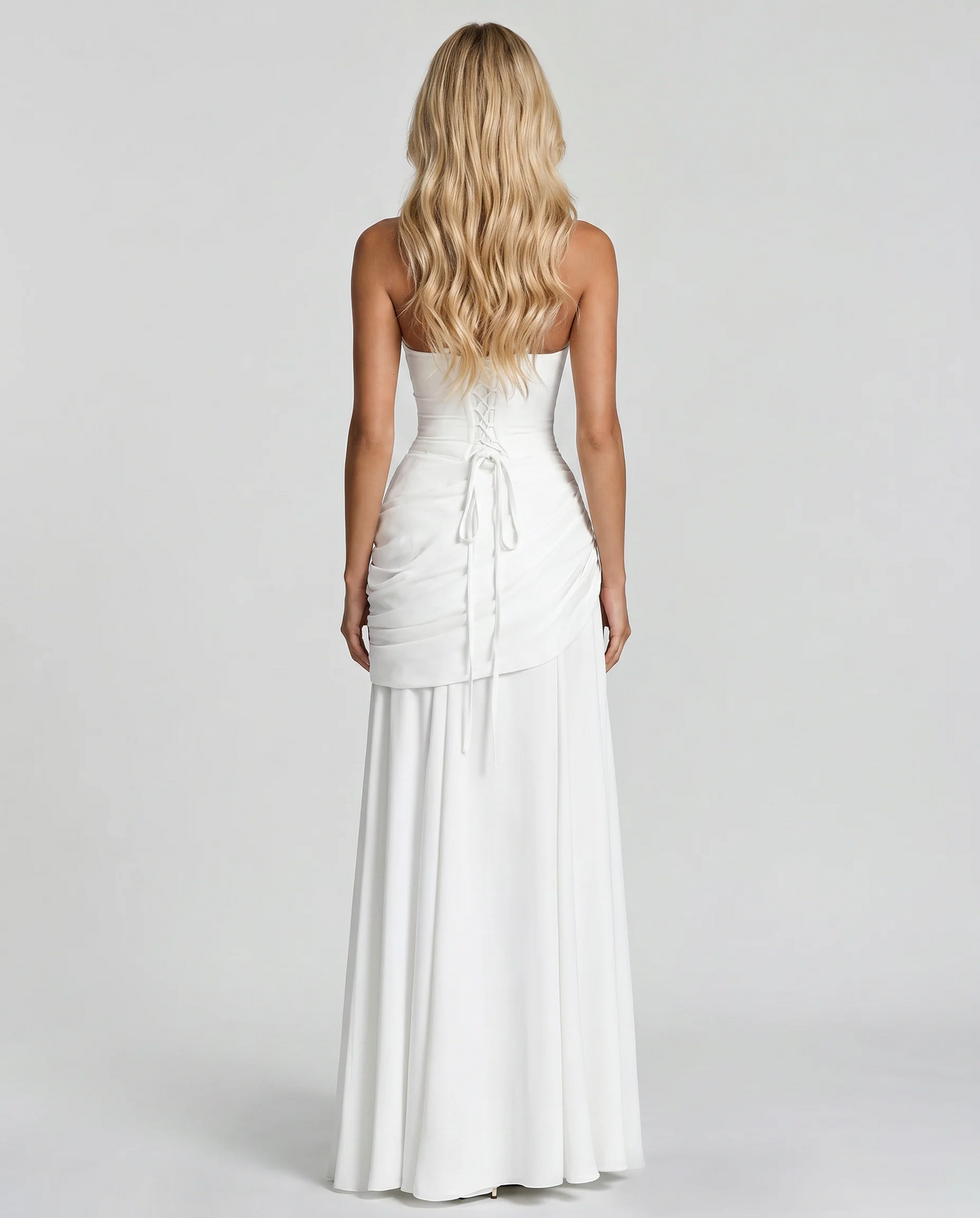 Henriette | Sleeveless Ruched Bodycon Maxi Dress