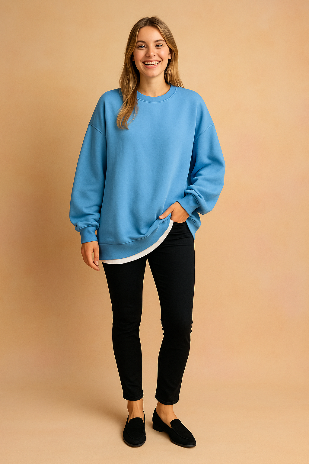 Ines | Oversized Longline Knit Pullover Sweater