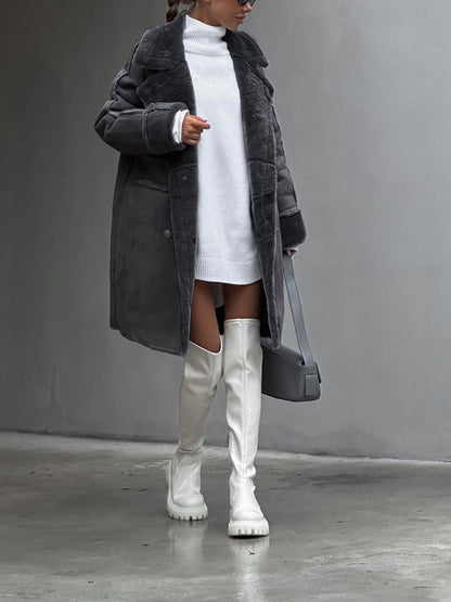 Alvera | Extra Long Faux Fur Coat Soft Elegant Fit
