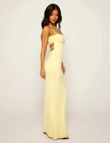 Apolline | Bodycon Backless Maxi Dress