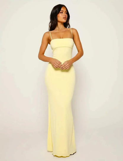 Apolline | Bodycon Backless Maxi Dress