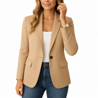 Elara | Elegant Tailored Blazer – Slim Fit Stretch