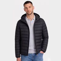 Logan | Men's Lightweight Hooded Puffer Jacket