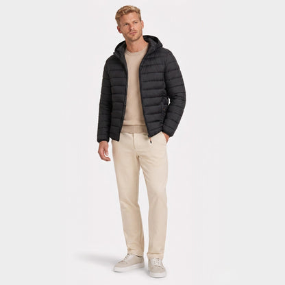 Logan | Men's Lightweight Hooded Puffer Jacket