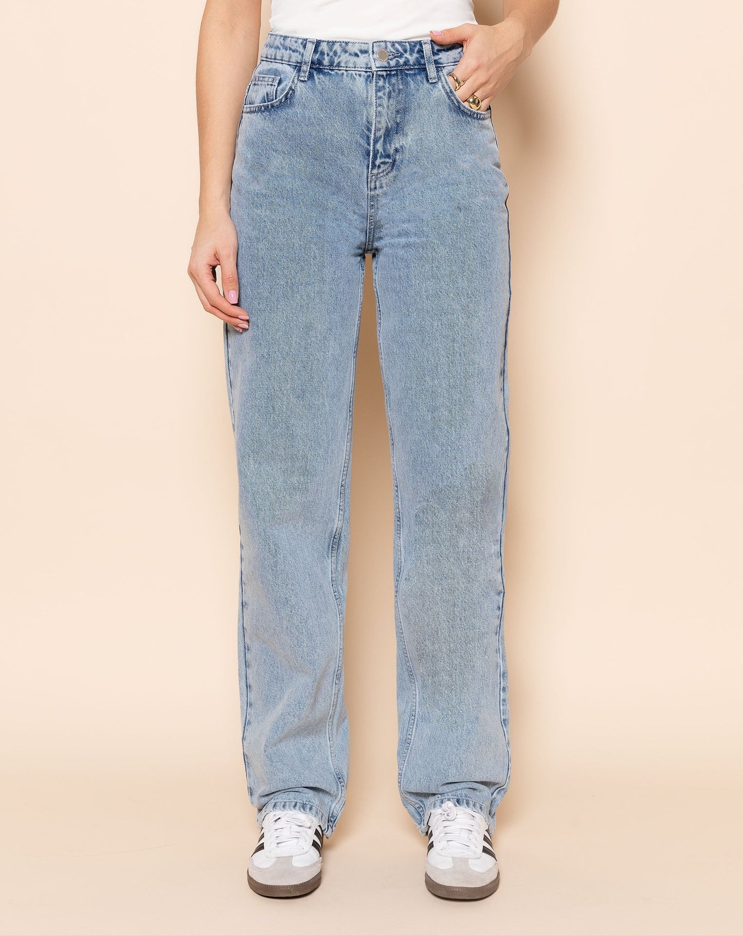Marcella | Straight Leg Cotton Jeans
