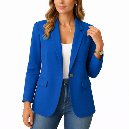 Elara | Elegant Tailored Blazer – Slim Fit Stretch