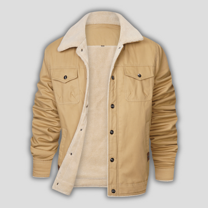 Viktor | Fleece Lined Vintage Bomber Jacket
