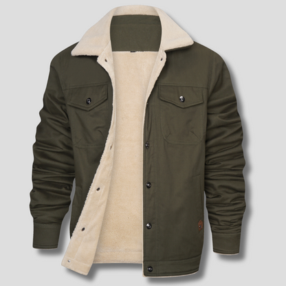 Viktor | Fleece Lined Vintage Bomber Jacket