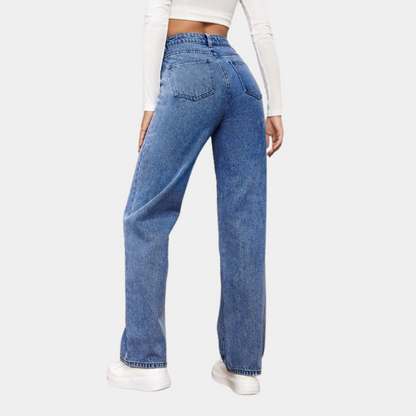 Jeannine | High-Rise Straight Leg Jeans