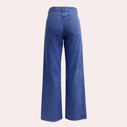 Jeannine | High-Rise Straight Leg Jeans