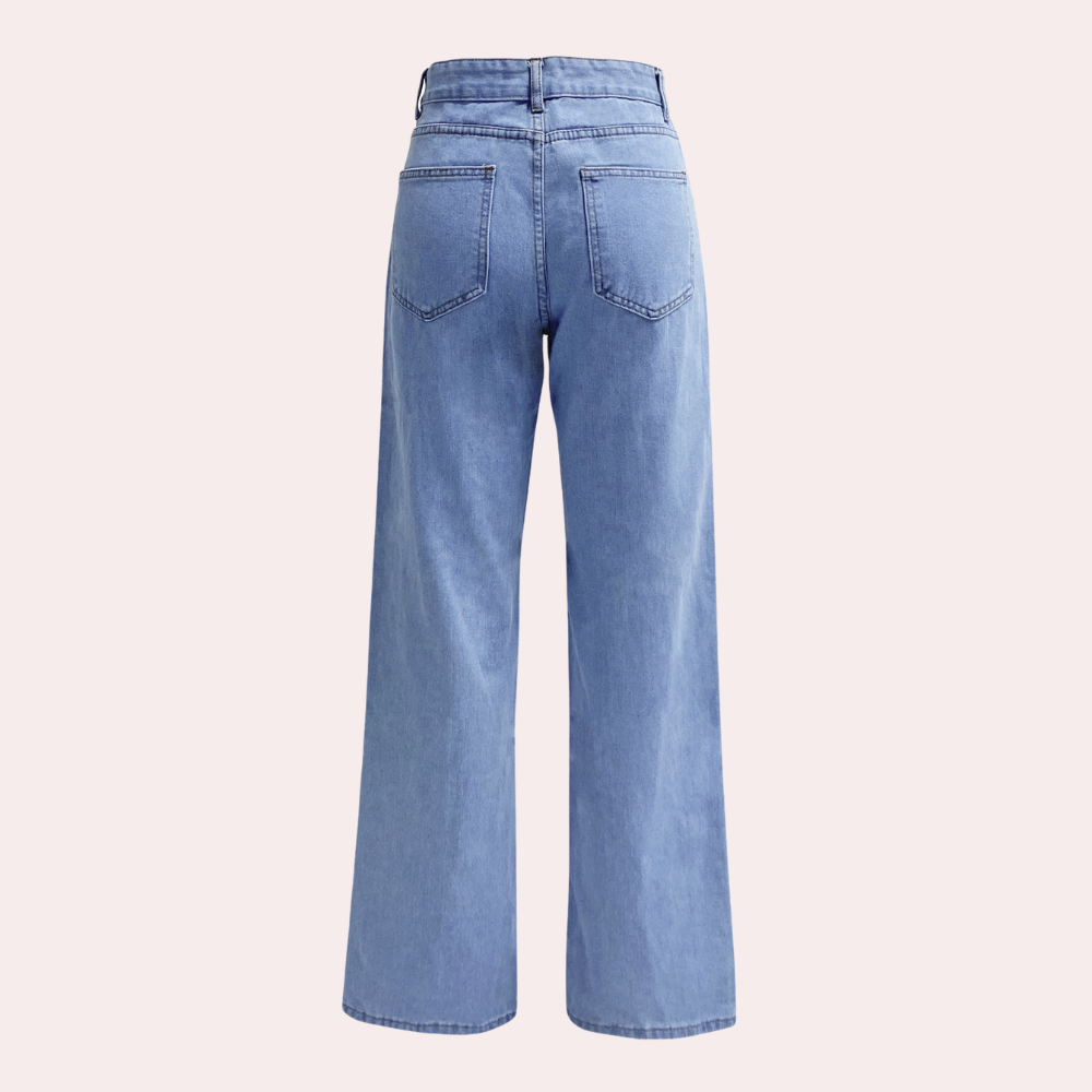 Jeannine | High-Rise Straight Leg Jeans
