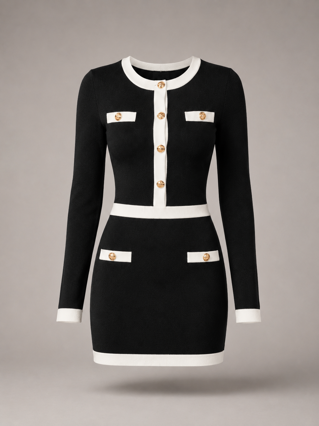 Honorine | Women's Long Sleeve Knit Mini Dress