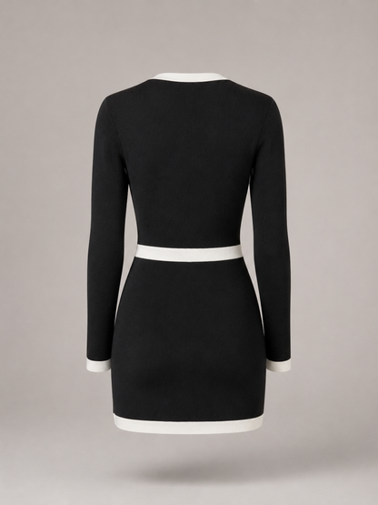 Honorine | Women's Long Sleeve Knit Mini Dress