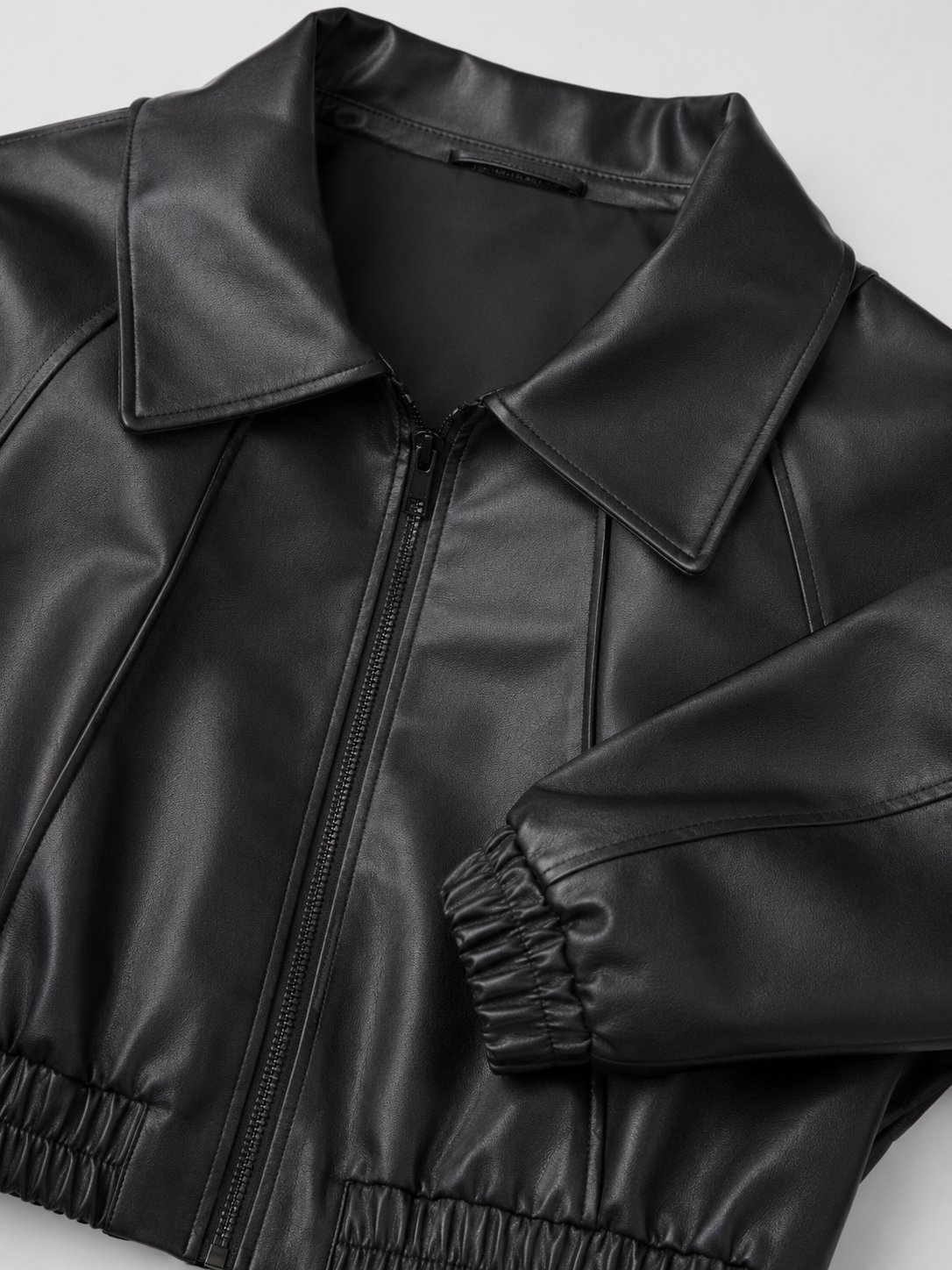 Cosette | Women's Cropped Faux Leather Biker Jacket