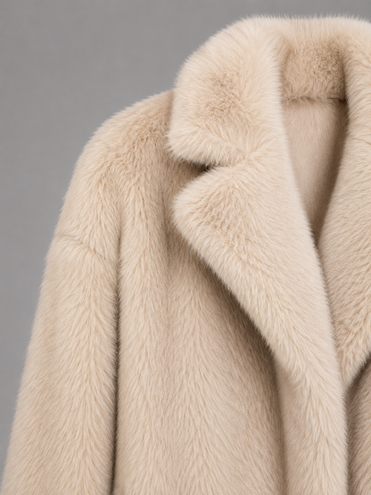Blanche | Oversized Faux Fur Coat