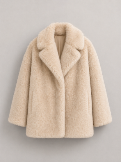 Blanche | Oversized Faux Fur Coat