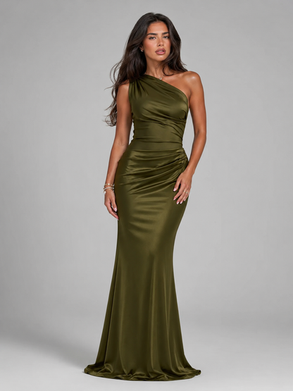 Estelle | Women's One Shoulder Maxi Gown