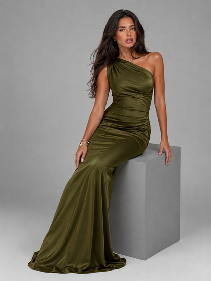 Estelle | Women's One Shoulder Maxi Gown
