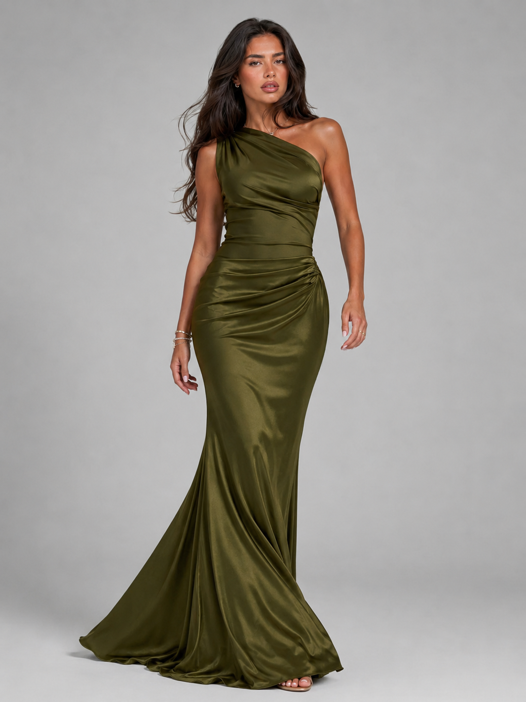Estelle | Women's One Shoulder Maxi Gown