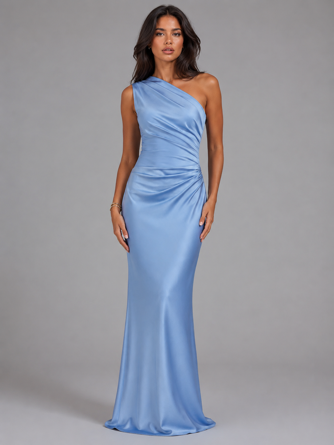 Estelle | Women's One Shoulder Maxi Gown