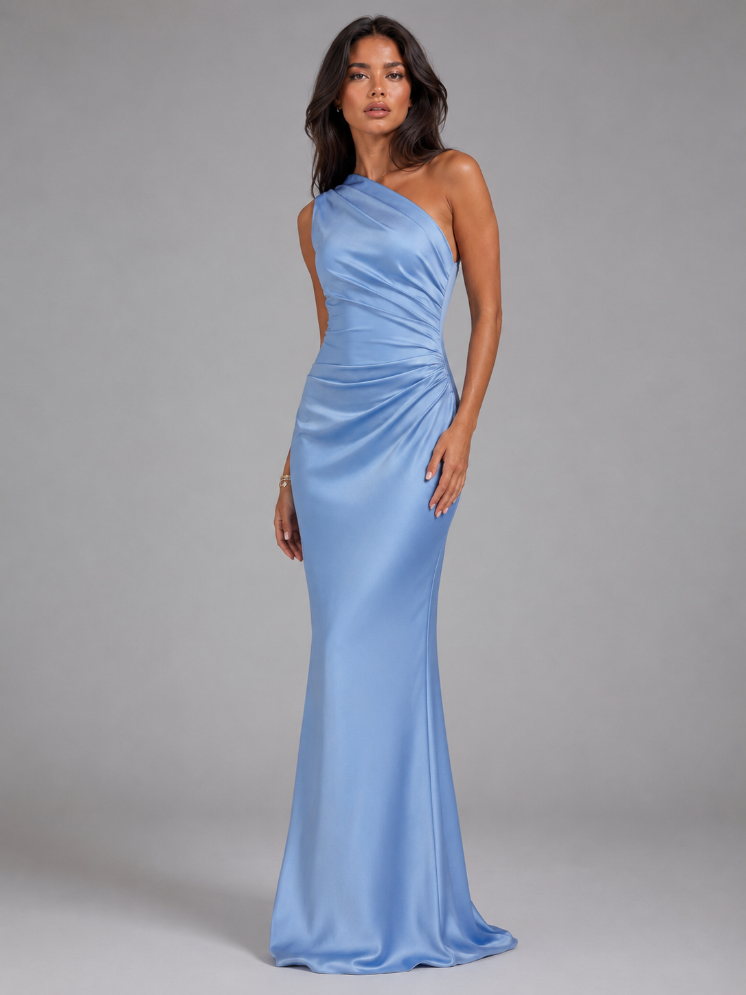 Estelle | Women's One Shoulder Maxi Gown