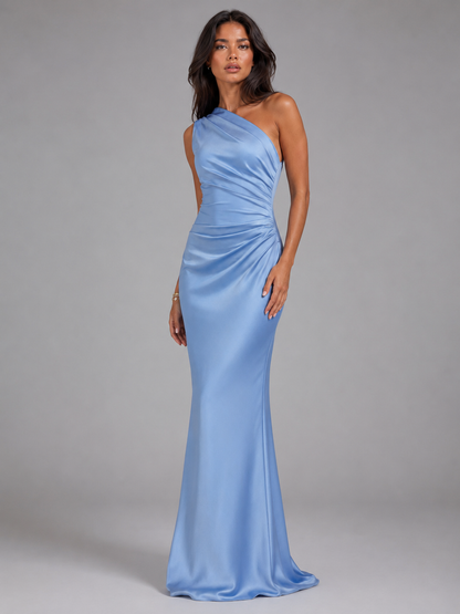Estelle | Women's One Shoulder Maxi Gown