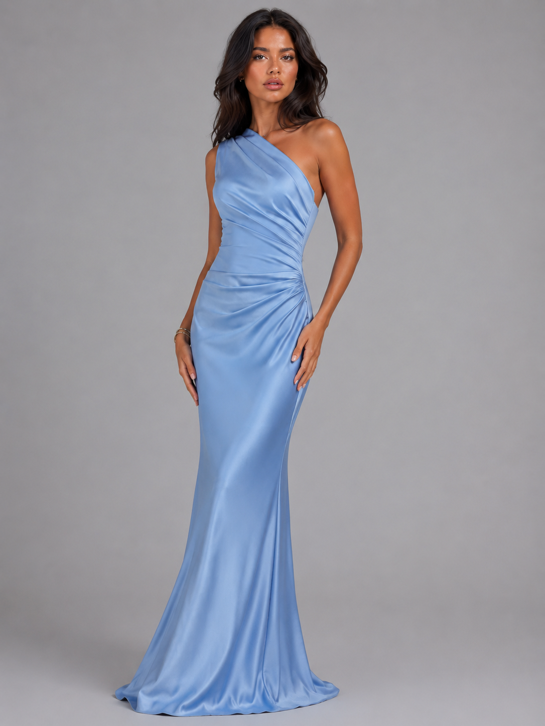 Estelle | Women's One Shoulder Maxi Gown