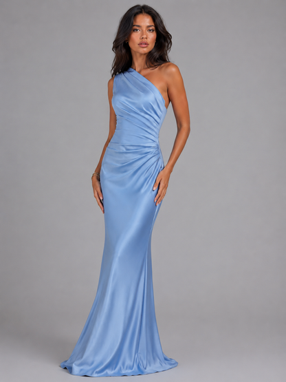Estelle | Women's One Shoulder Maxi Gown