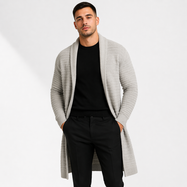 Cavaro | Knit Cardigan Stand Collar Zip