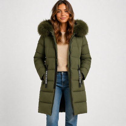 Heliora | Long Hooded Winter Parka Insulated