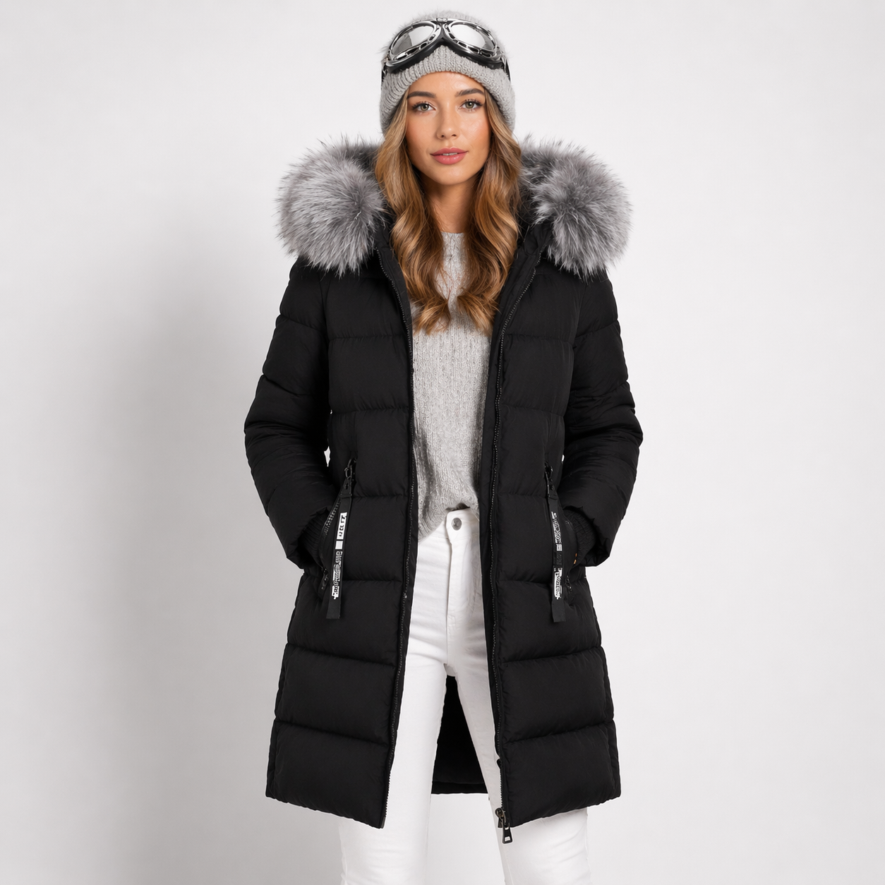 Heliora | Long Hooded Winter Parka Insulated