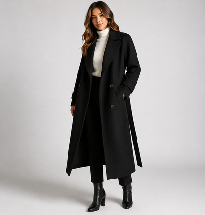 Cecilia | Classic Long Wool Coat
