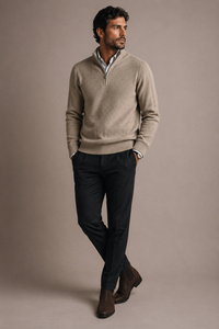 Orvian | Half Zip Knit Sweater Refined Fit