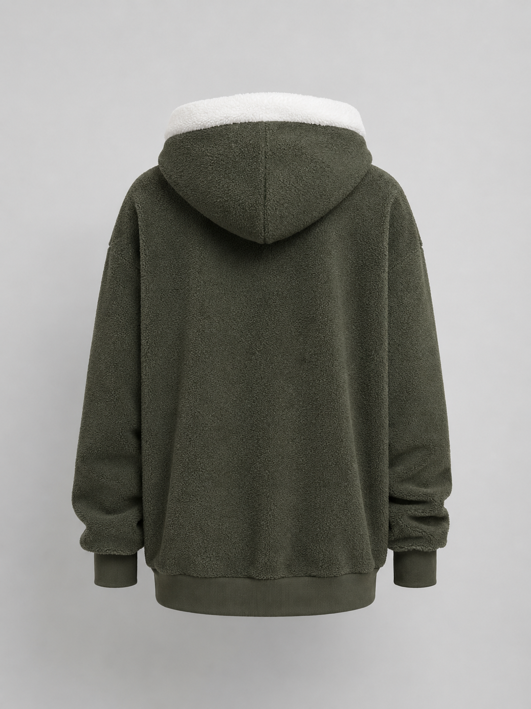 Joelle | Sherpa Fleece Zip-Up Hooded Jacket