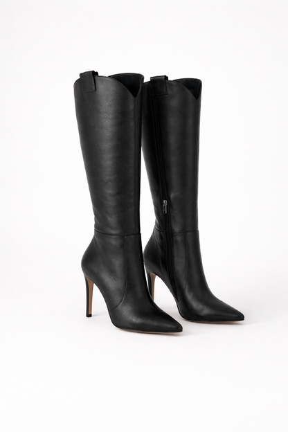 Alessia | High Heel Knee High Boots